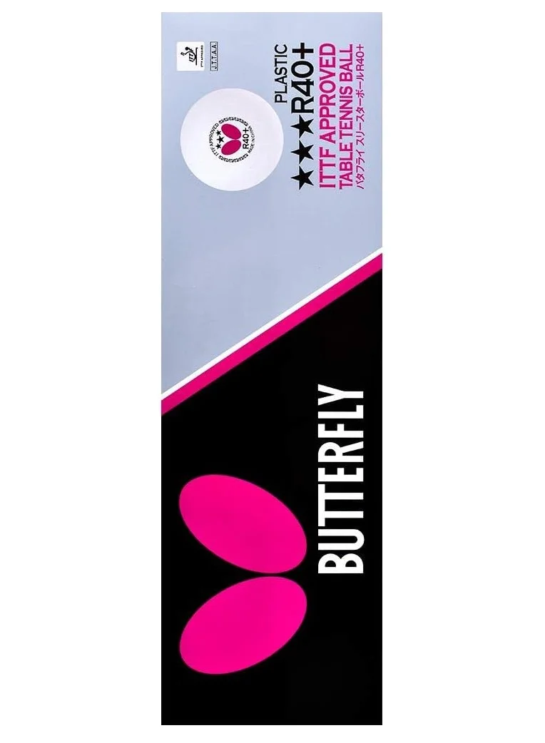 Professional Table Tennis Balls R40+ 3-Star Tournament Grade (White, 12 Pack) cffge