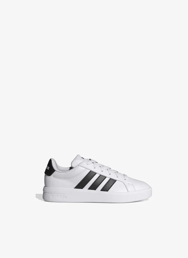 Sport Grand Court 3.0 Athletic Sneakers Premium Lightweight Footwear for Kids (White, 35 EU) 0t7jy
