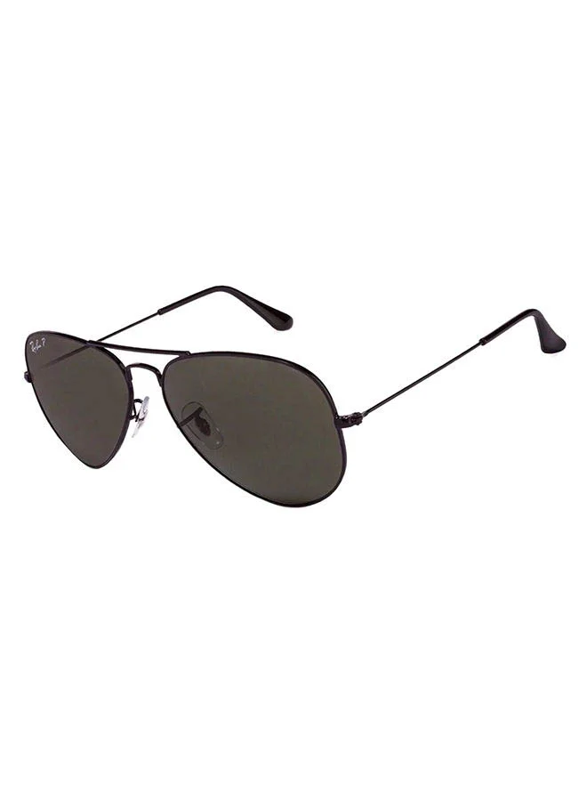 Premium Polarized Aviator Sunglasses for Men and Women (Black, 58 mm) rbdck