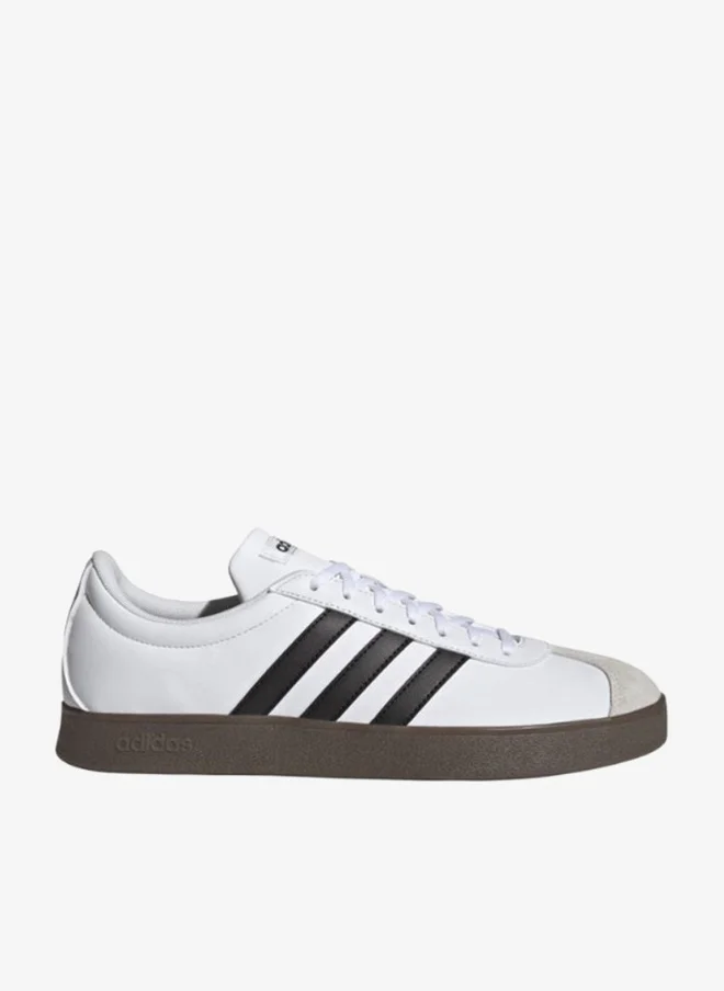 Sport Casual Low-Top Court Sneakers Premium Leather Lifestyle Shoes for Men (White, 42 EU) vuvuy