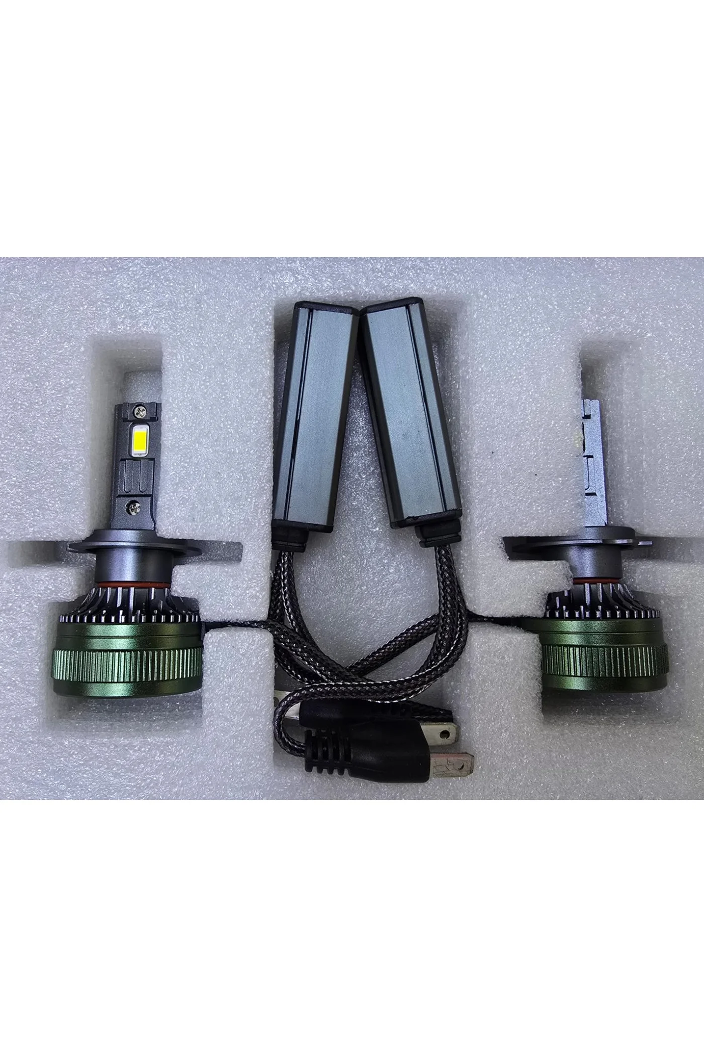 Raymos H7 LED Headlight Bulb (75W, 15000LM, 6000K Cool White, 1 Pair) tw4rx