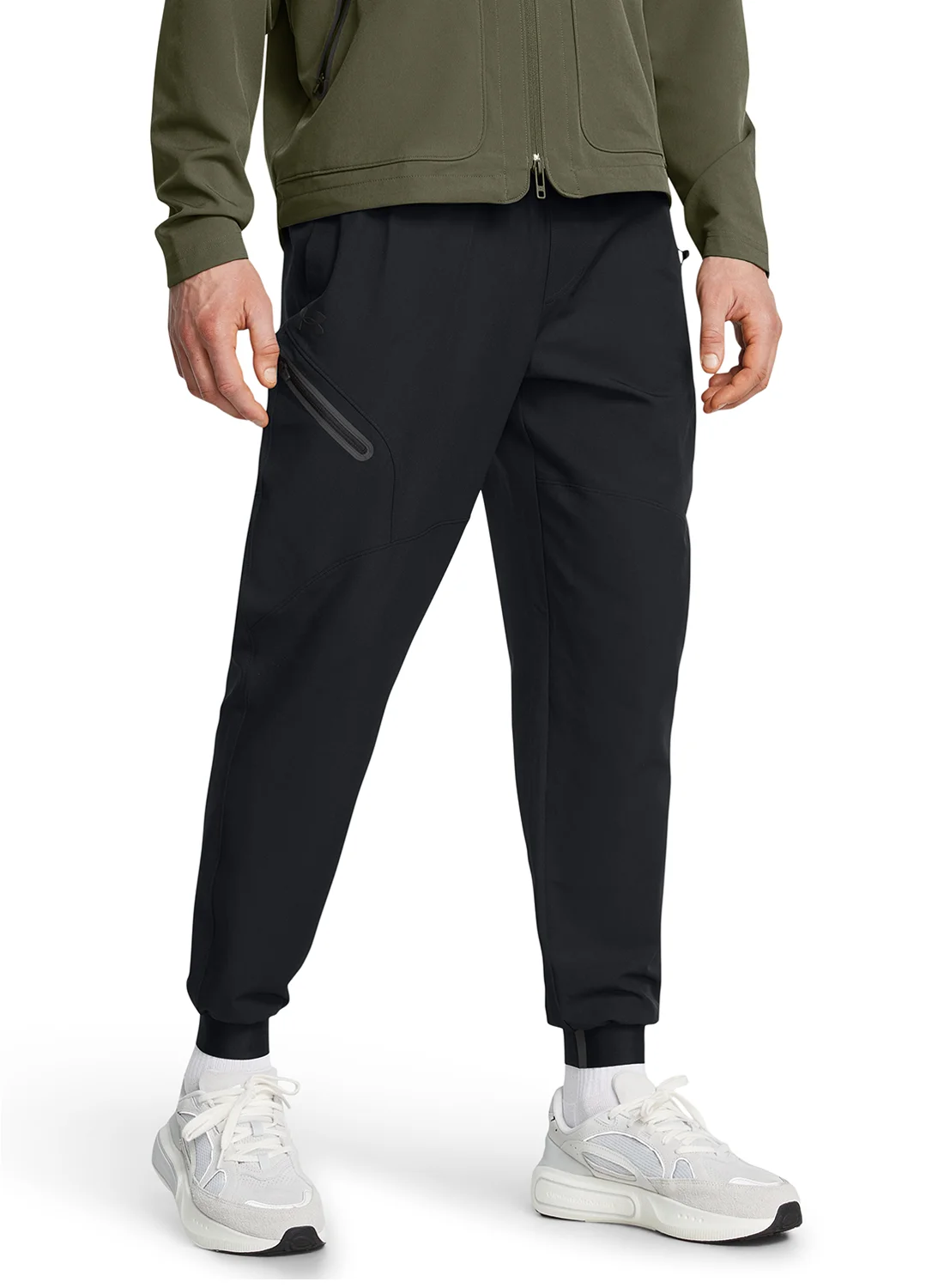 Athletic Unstoppable Joggers Premium Performance Athletic Pants for Men (Black, Large) vg5ga