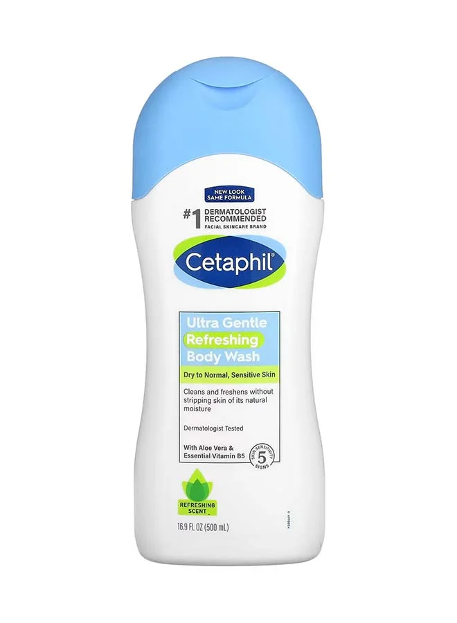 Cetaphil Ultra Gentle Refreshing Body Wash for Sensitive Skin (500 mL) c7l6f