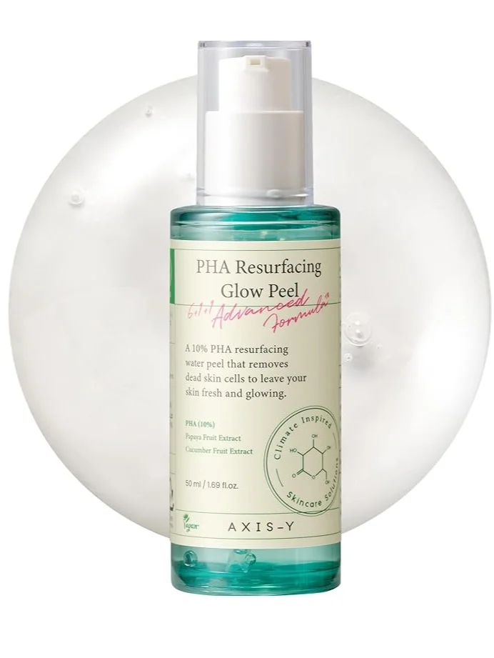 AXIS-Y PHA Resurfacing Glow Peel Exfoliating Treatment for Smooth Skin Texture (50 mL) 021l8