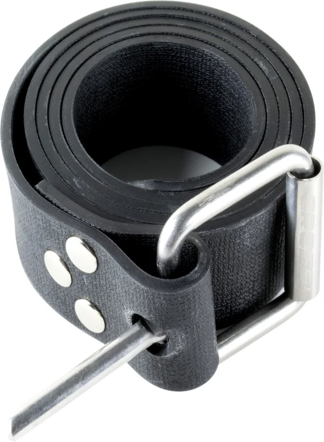Premium Marseillaise Rubber Weight Belt for Freediving and Spearfishing (Black, 140 cm) 4dobz