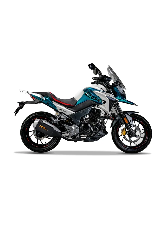 SHARMAX 250cc Road Motorcycle Premium Air & Oil-Cooled Engine with ABS Disc Brakes and LED Headlight (250cc) k7z7v