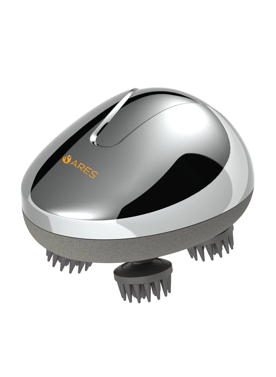 ARES Portable Head and Body Massager Waterproof Silicone Electric Scalp Massager with Magnetic Charging (1 Unit) kogvf
