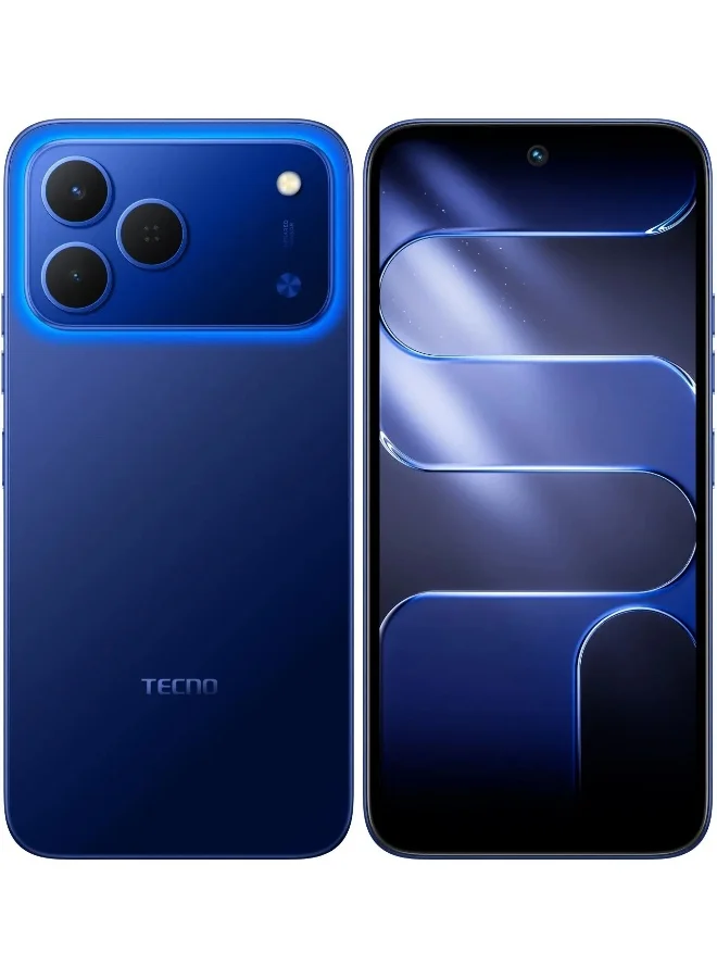TECNO Spark 50 Smartphone 8GB RAM 256GB Storage 4G Dual SIM (Halo Blue, 6.78 inch) pbnc8