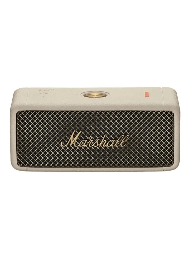 Portable Wireless Bluetooth Speaker Premium Audio System (Cream, Compact Design) 1ksk6