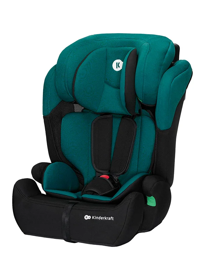 Kinderkraft Comfort Up Car Seat (i-Size 76-150cm) Adjustable Safety Booster for Kids (Green) mtkkv