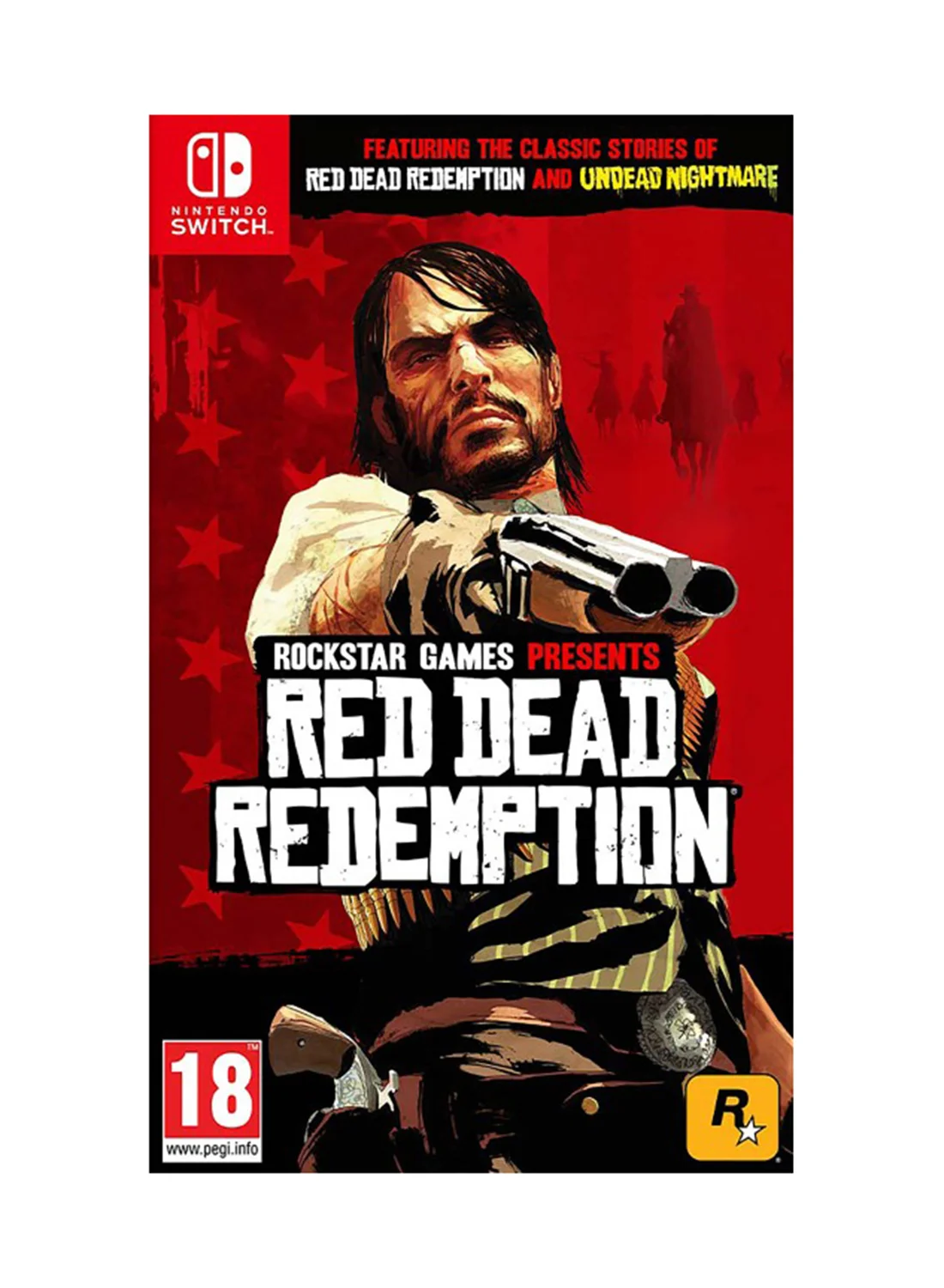 Red Dead Redemption Action Adventure Game for Handheld Gaming Console (Red, 1 Pack) sgf84