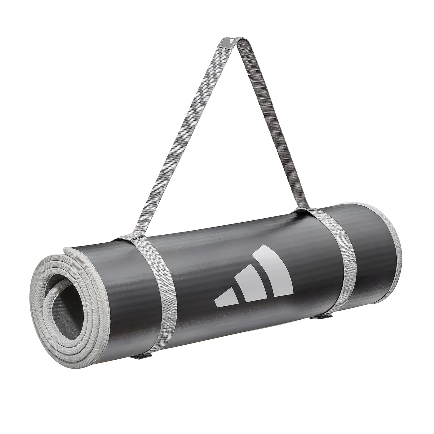 Sport Non-Slip Fitness Mat Premium Cushioned Exercise Pad for Yoga Pilates and Floor Workouts (Grey, 10mm) avwkw