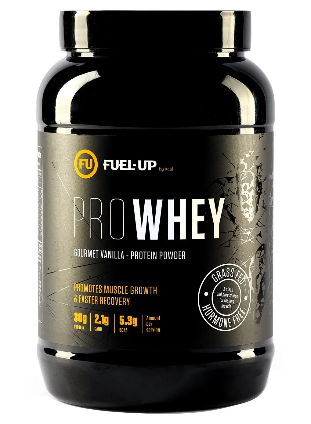FUEL-UP by Kcal Pro Whey Protein Powder Gourmet Vanilla (30g Protein, 907g) 32m7j
