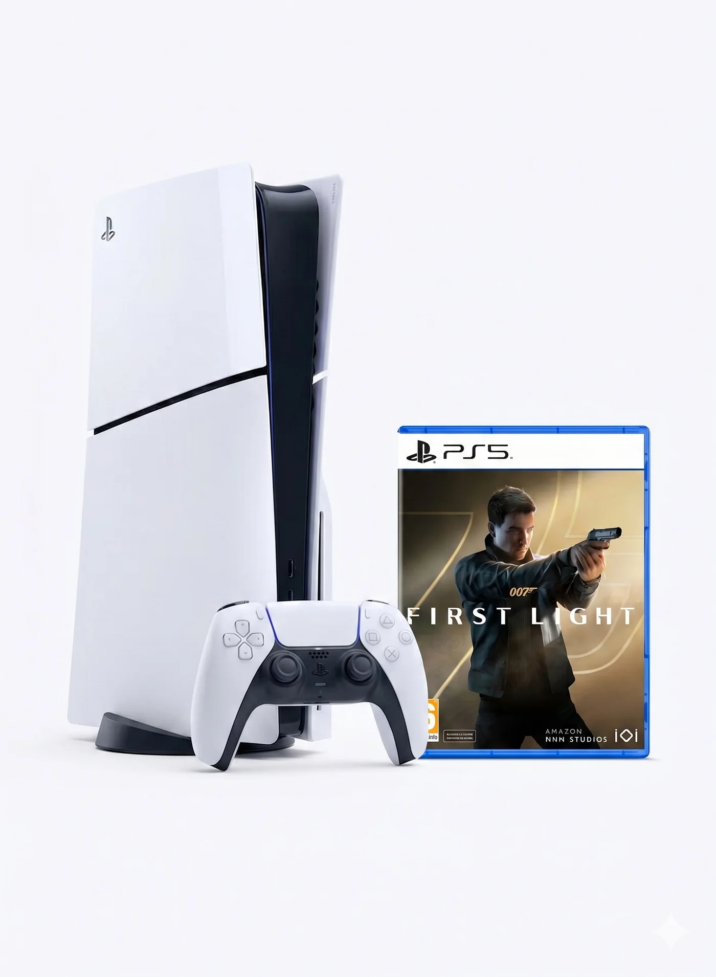 Premium Slim Disc Console Bundle with 007 First Light Game (International Version) 4my92