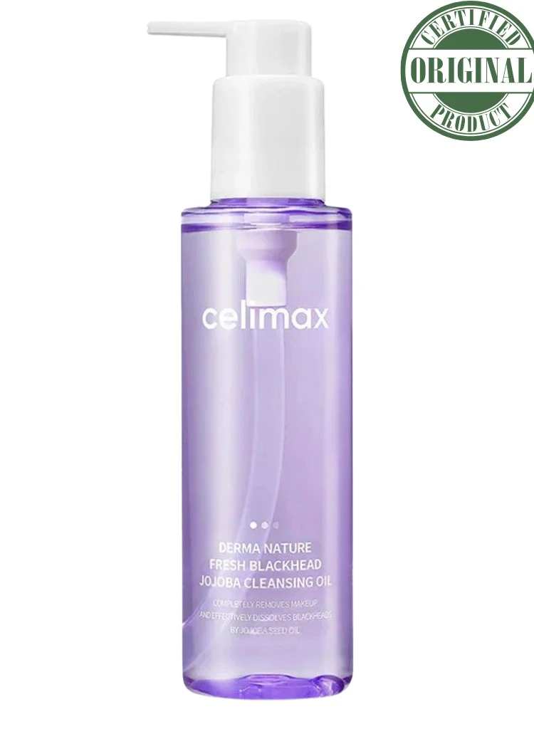 Celimax Derma Nature Jojoba Cleansing Oil Deep Pore Cleansing & Makeup Remover (150 mL) 6mh01