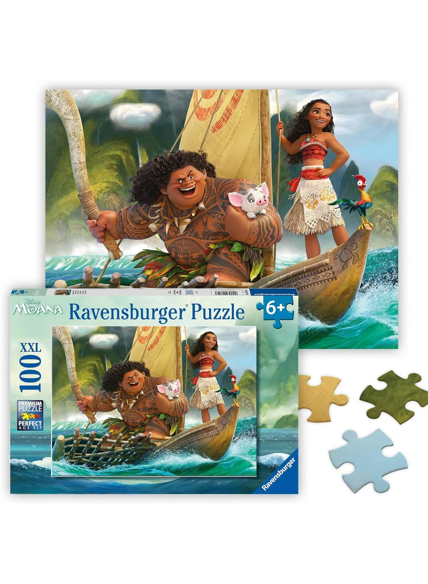 Premium Cartoon Character Jigsaw Puzzle for Kids (100 Pieces, Multicolor) 5wsut