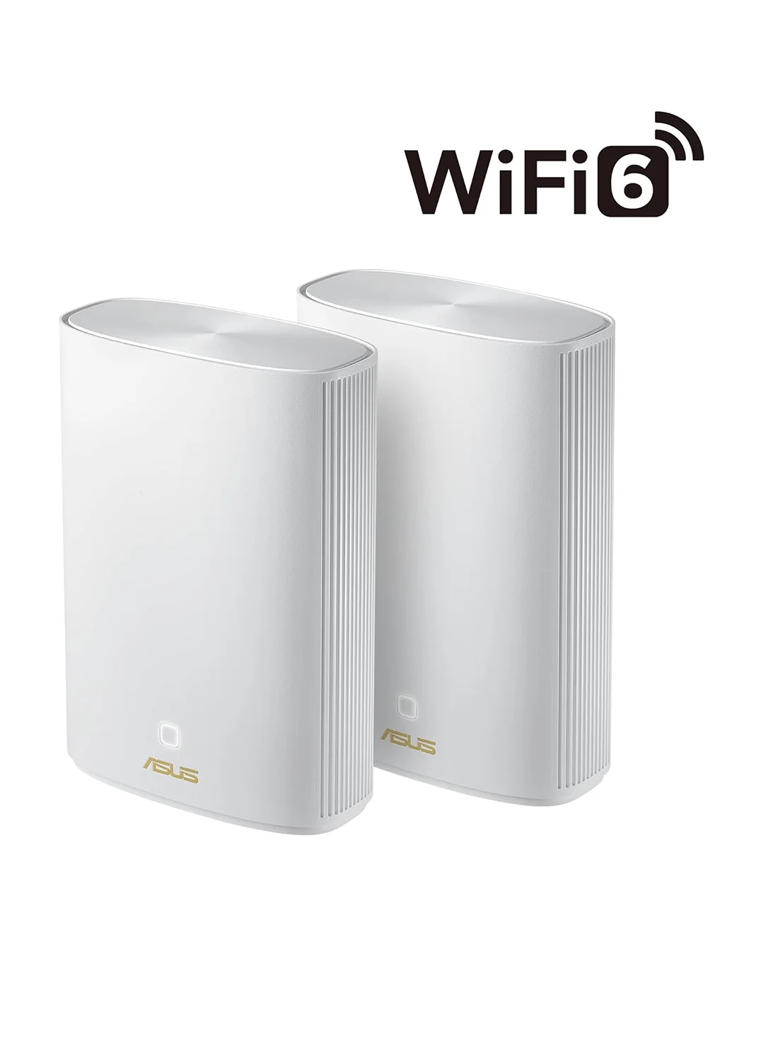 Premium WiFi 6 Hybrid Mesh Router System with Powerline Technology (2 Pack, White, 511 Square Meters Coverage) yybp1