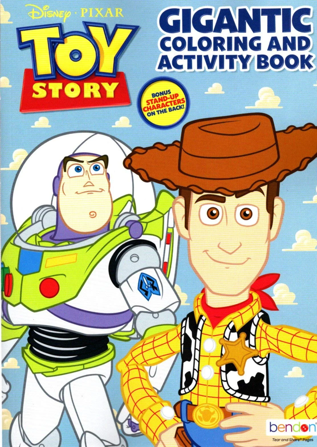 Cartoon Toy Story Gigantic Coloring and Activity Book (120 Pages, Kids Educational Art Set) sjwvn