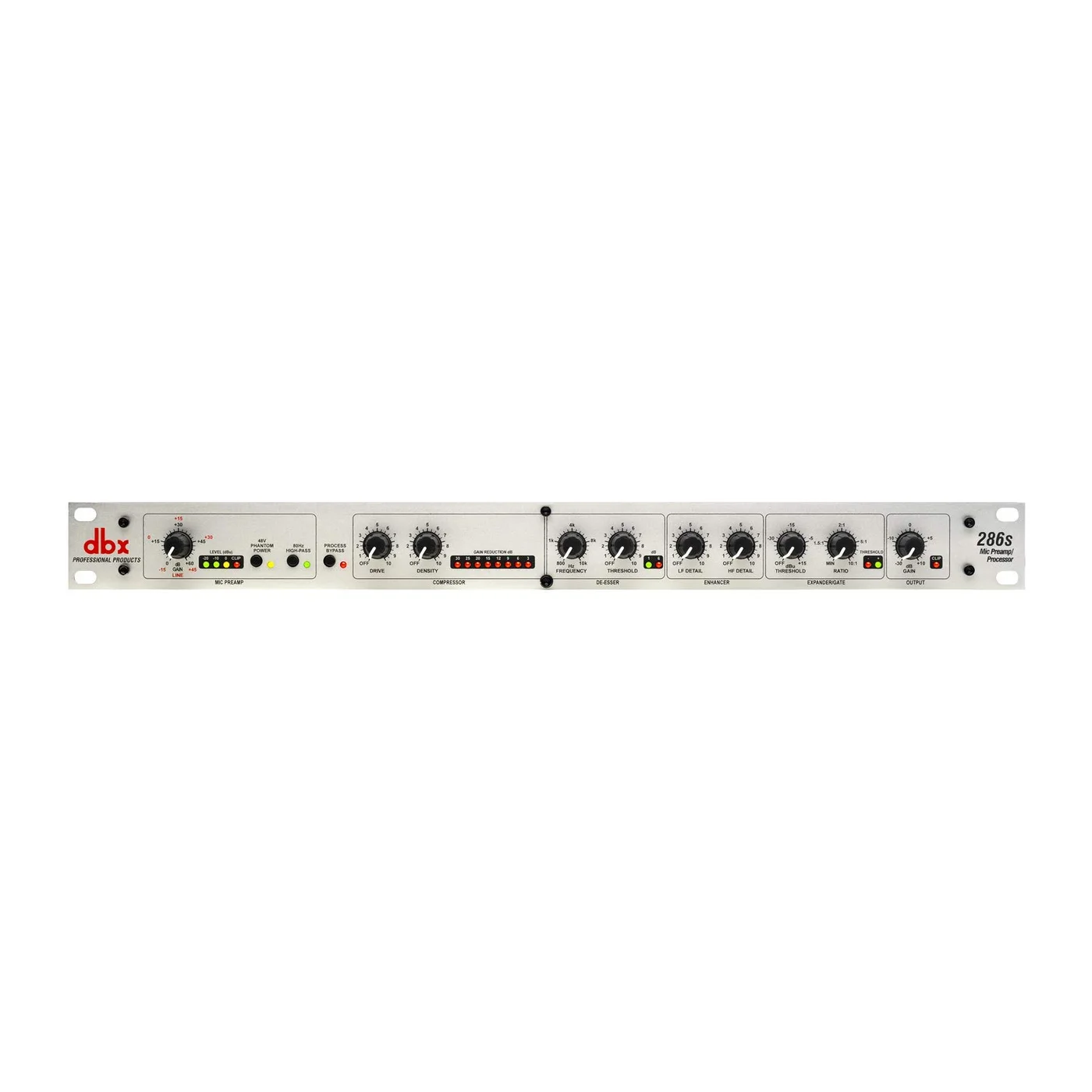 Professional Microphone Preamp and Channel Strip Processor (Silver, 1U Rack Mount) k5k53