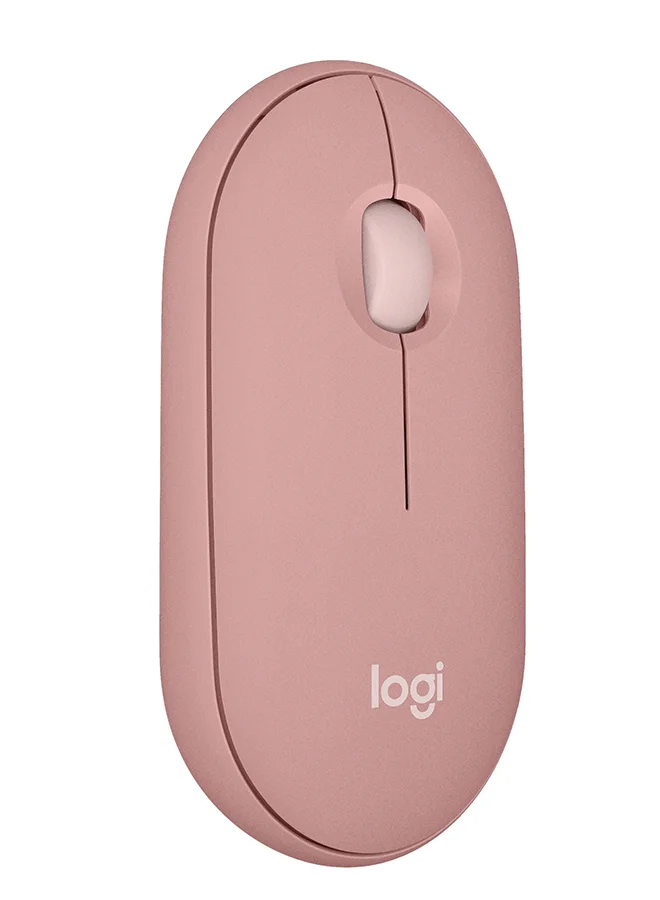 Premium Wireless Optical Mouse Ambidextrous Dual Connectivity Bluetooth and RF 4000 DPI (Pink) d8626