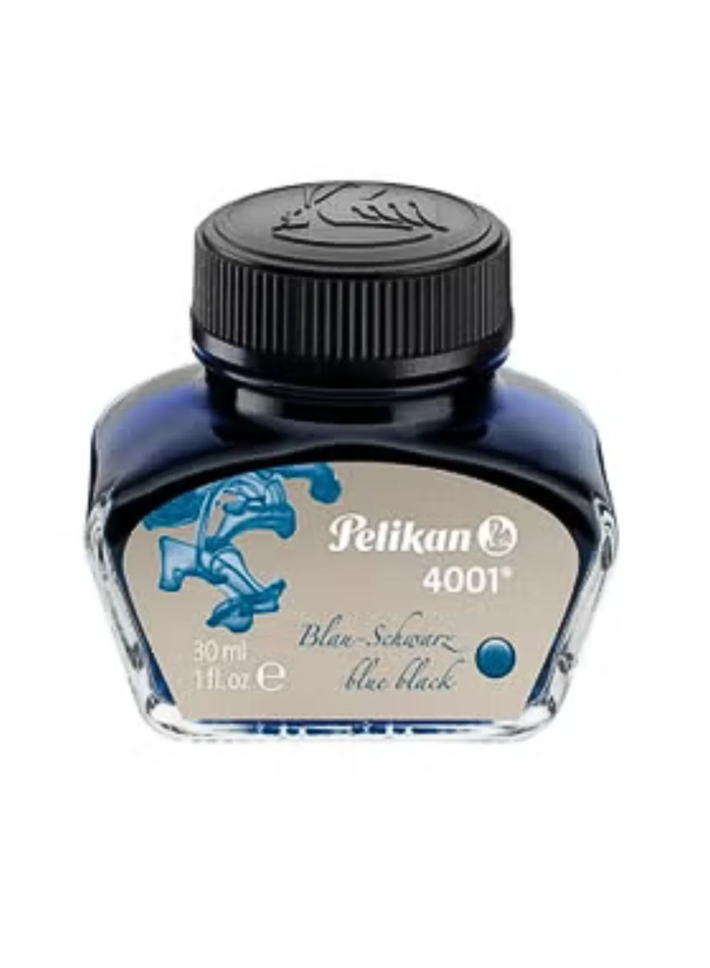 Pelikan 4001 Fountain Pen Ink Premium Writing Fluid (Blue-Black, 30 mL) mykgi