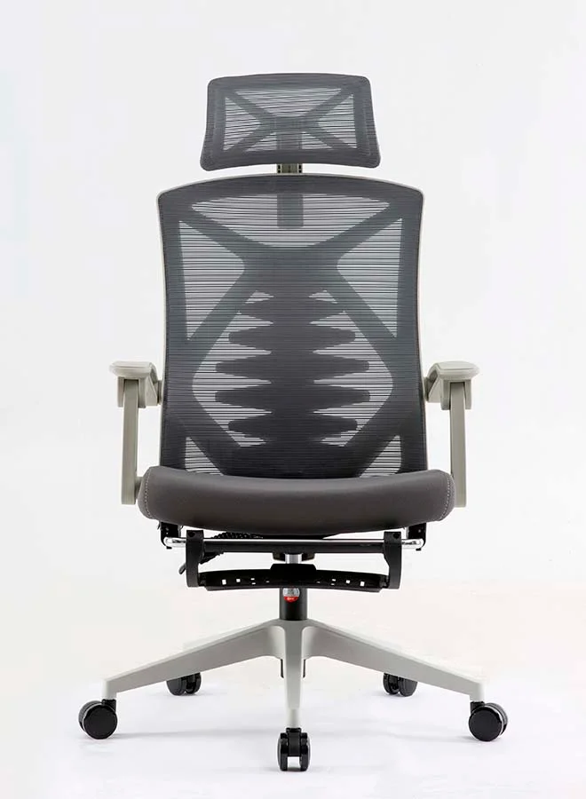 Ergonomic Office Computer Chair with Breathable Mesh Back and Adjustable Lumbar Support (Black, Standard Size) 86lyx