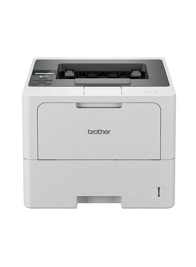Premium Monochrome Laser Printer High-Speed Office Document Printing (White, Compact Desktop Size) r5m38