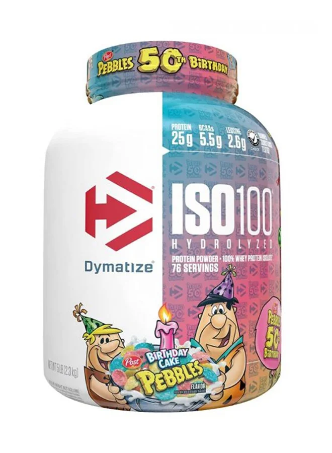 Premium Hydrolyzed Whey Protein Powder Birthday Cake Flavor (2.27 kg) ra4hd