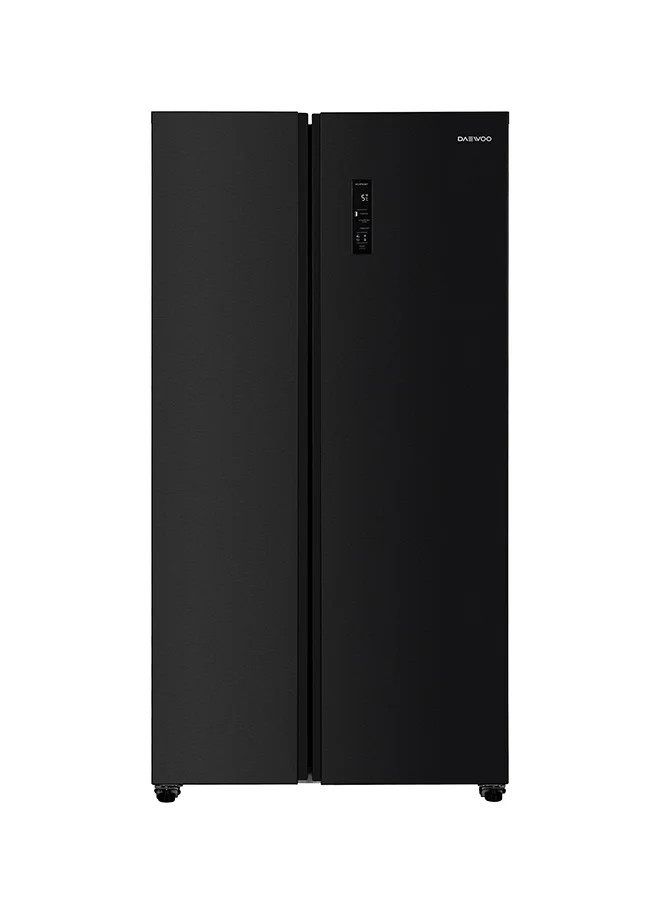 Premium Side By Side Refrigerator 532L Net Capacity Dual Fan Cooling with Twist Ice Maker and Digital Display (Dark Inox) thbzn