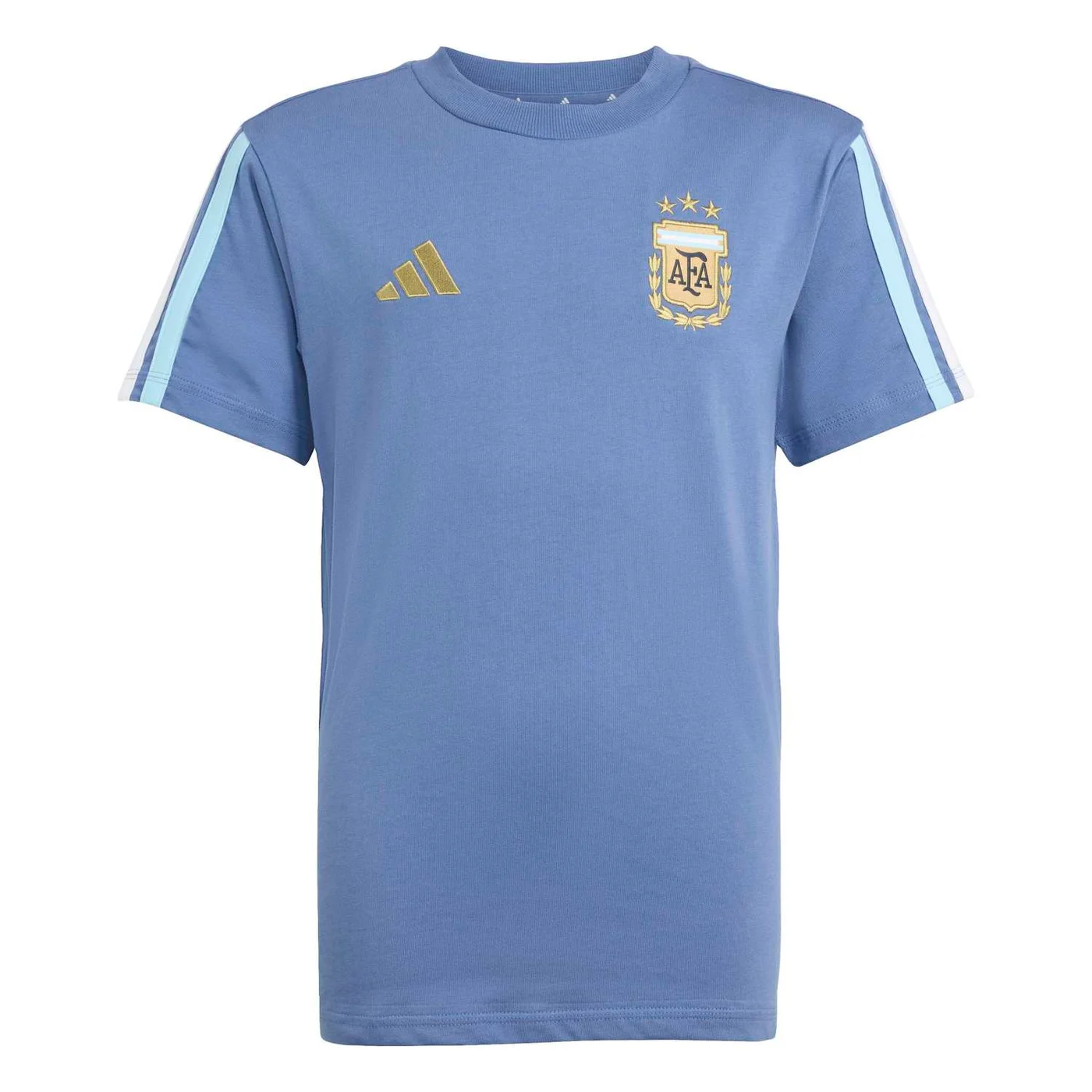 Sport Argentina DNA Graphic T-Shirt Premium Cotton Breathable Athletic Apparel for Kids (Blue/White, 120 cm) 2kzdq