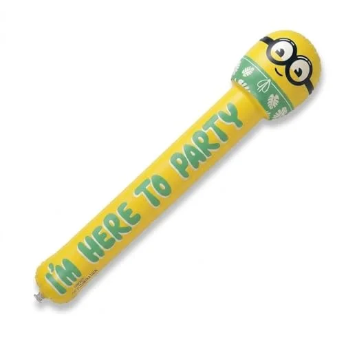 BigMouth Inc Inflatable Pool Noodle Character Floating Toy for Summer Water Play (Yellow, 150 cm) jfthz