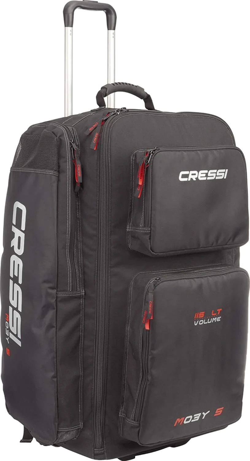 Premium Rolling Gear Trolley Bag for Scuba Diving and Travel (115L) u856q
