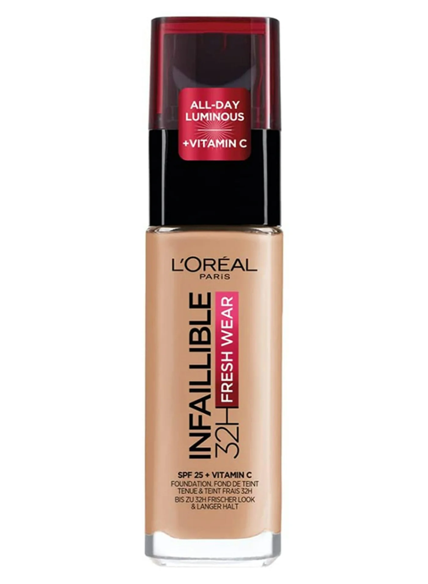 Premium Long-Wear Liquid Foundation Natural Finish (220 Neutral, 30 mL) 6781z