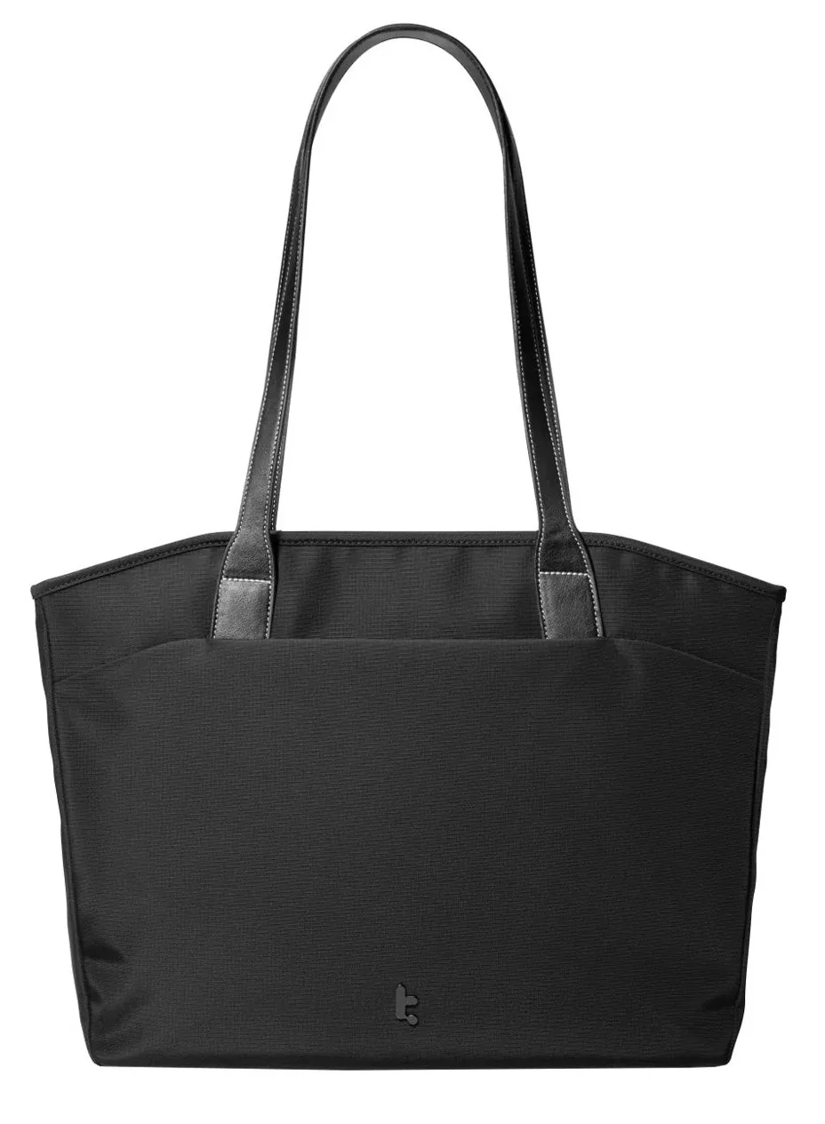 Versatile T23 Laptop Tote Bag 14-Inch Slim Water-Resistant Shoulder Bag for Work and Travel (10L, Grey) 7fza4
