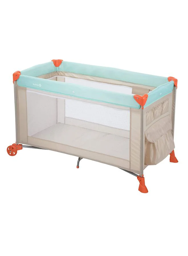 Safety 1st Soft Dreams Travel Cot Lightweight Portable Bed for Infants (Multicolour) mk9k4