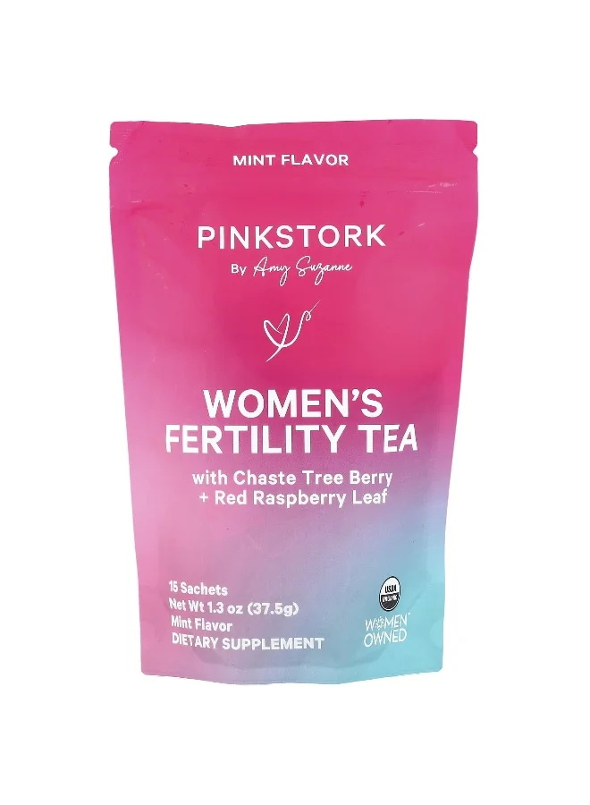 Premium Herbal Fertility Tea Mint Flavor (15 Sachets) 9vant