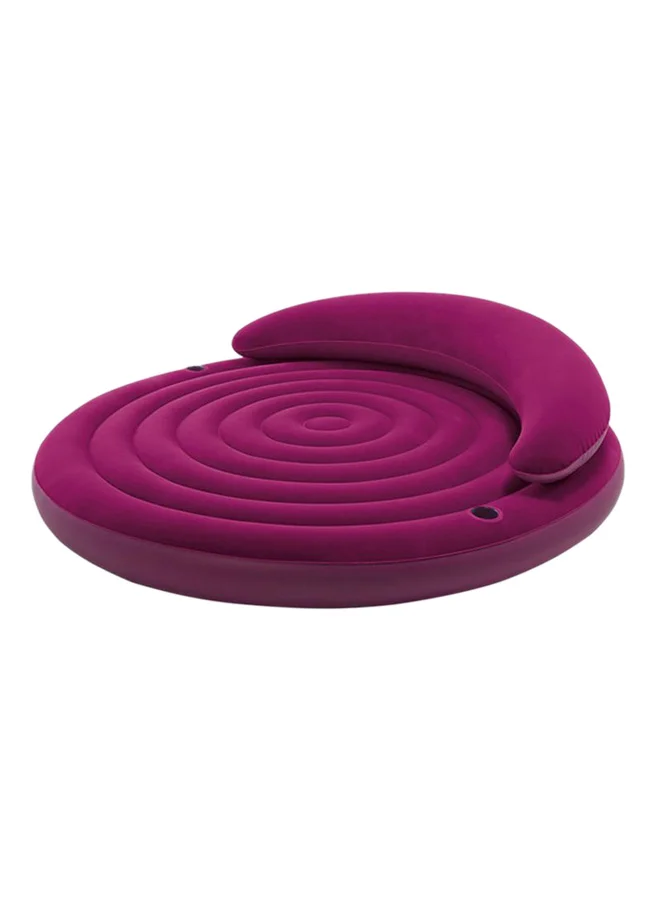 Premium Inflatable Daybed Lounge Air Mattress (Purple, 191 x 51 cm) pubvr