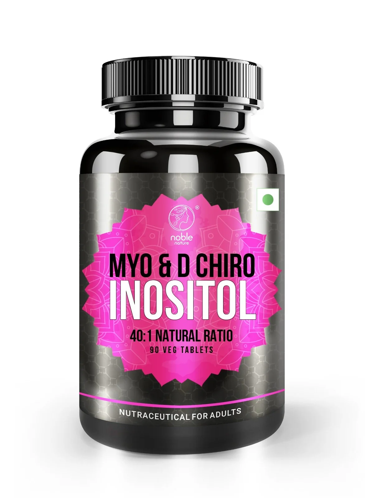 Noble Nature Myo & D-Chiro Inositol Supplement (40:1 Ratio, 90 Veg Tablets) y9jf0