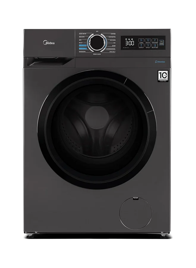 Midea Front Load Washing Machine (7 kg, 1200 RPM, Titanium) - Premium Inverter Motor with 15 Programs wh2zz