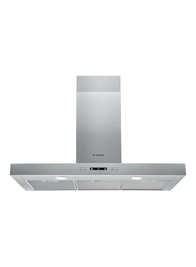Premium Wall Mounted Cooker Hood Stainless Steel Kitchen Ventilation System (Silver, 90 cm) b524m