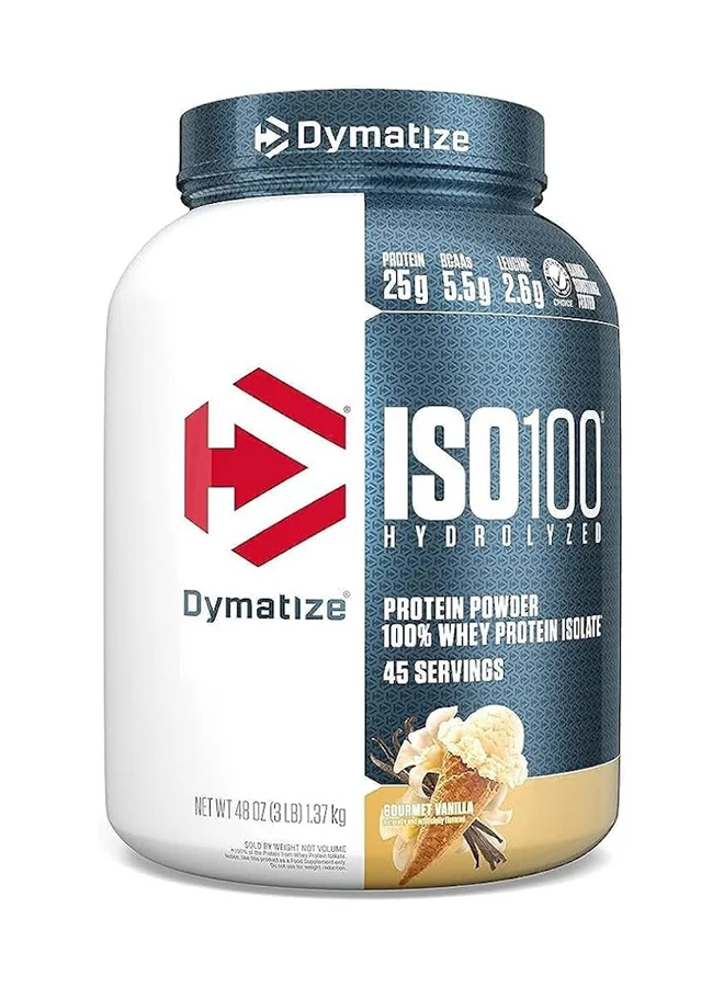 Premium Whey Protein Isolate Powder Gourmet Vanilla (1.37 kg) 9xn6m