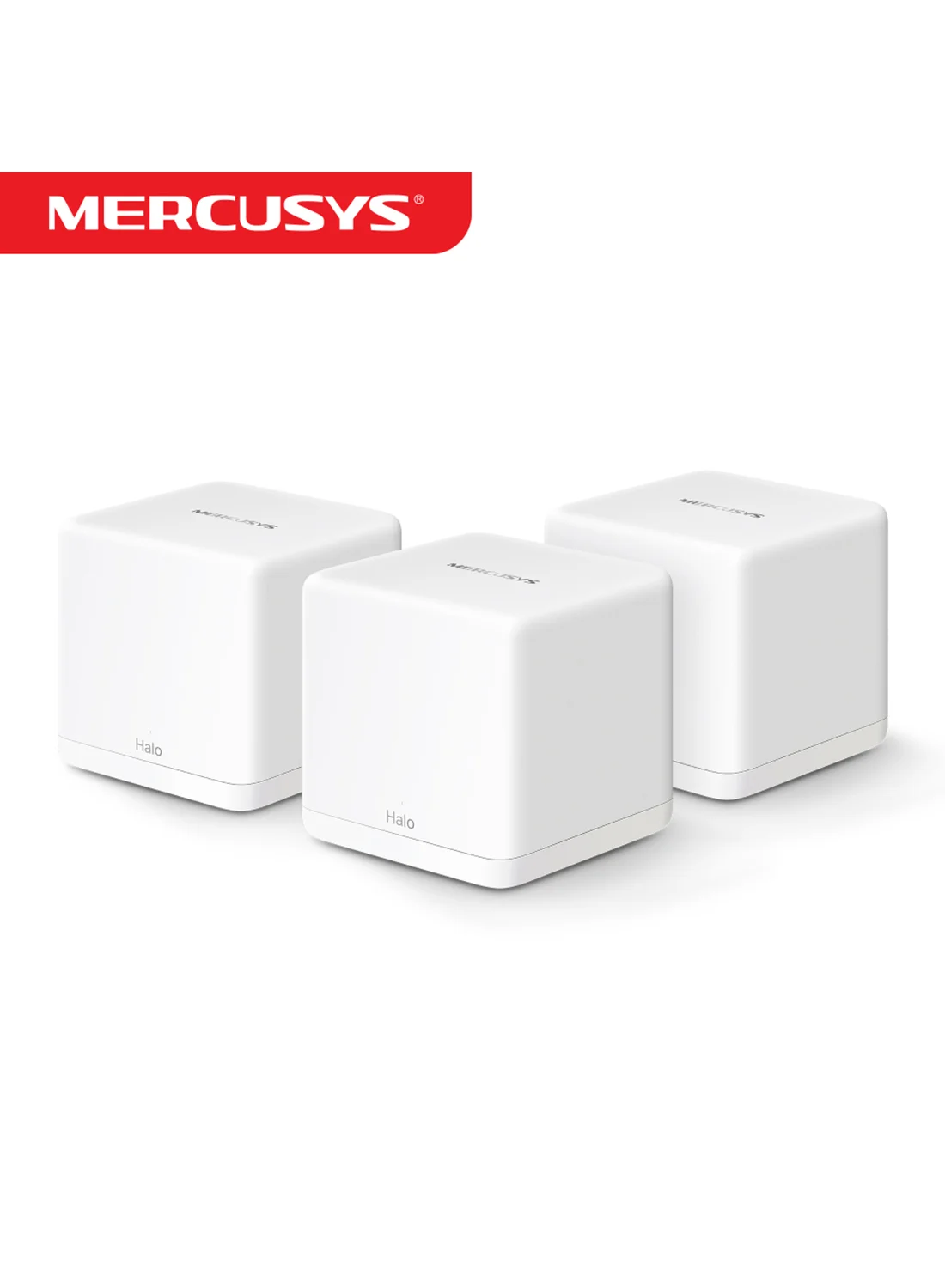 MERCUSYS Halo H60X AX1500 Wi-Fi 6 Whole Home Mesh System (3-Pack, White) 5vvt4