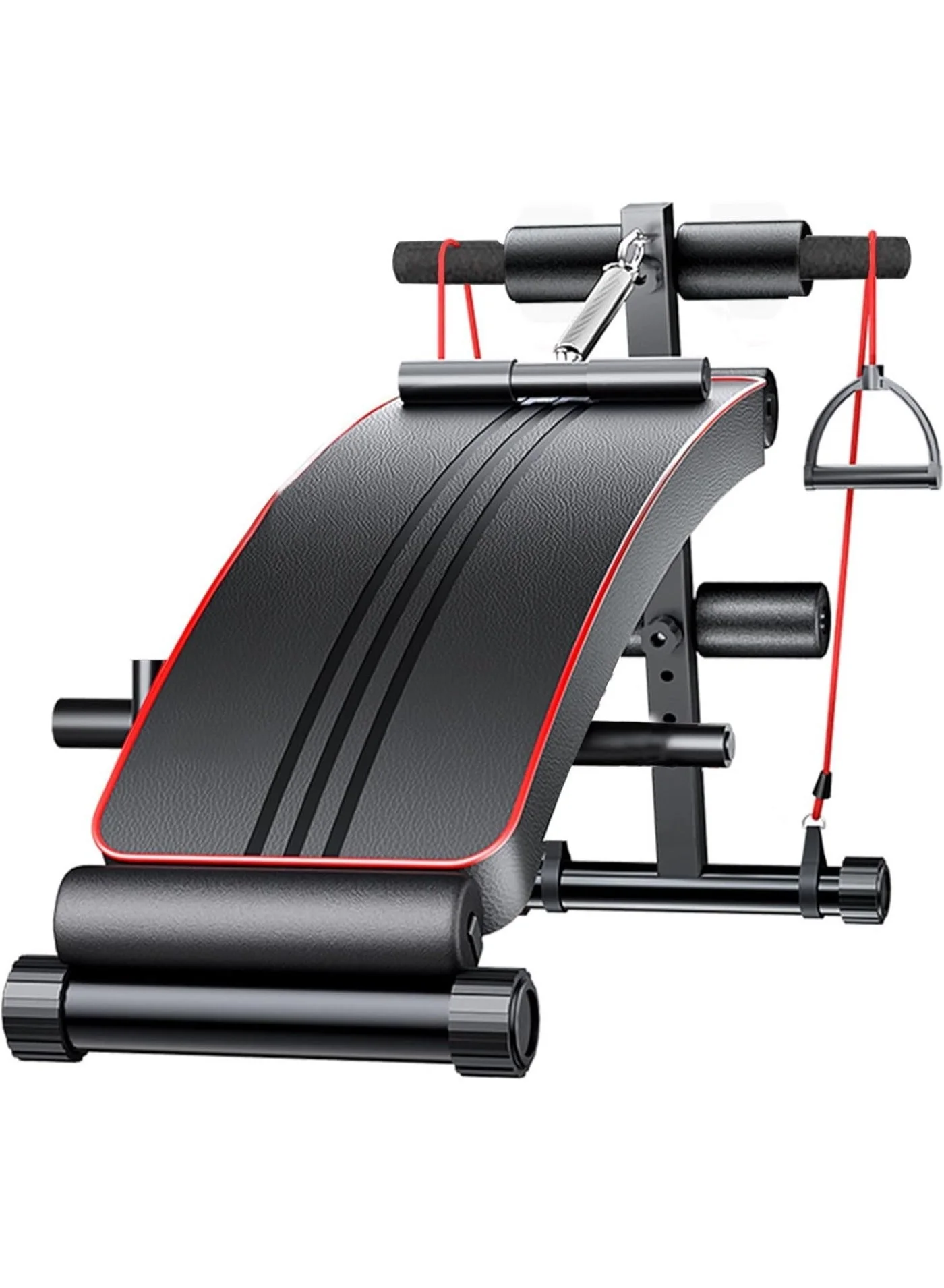 Yoawllty Adjustable Exercise Bench Multi-Function Strength Training Chair for Full-Body Workout (Stainless Steel) p32hv