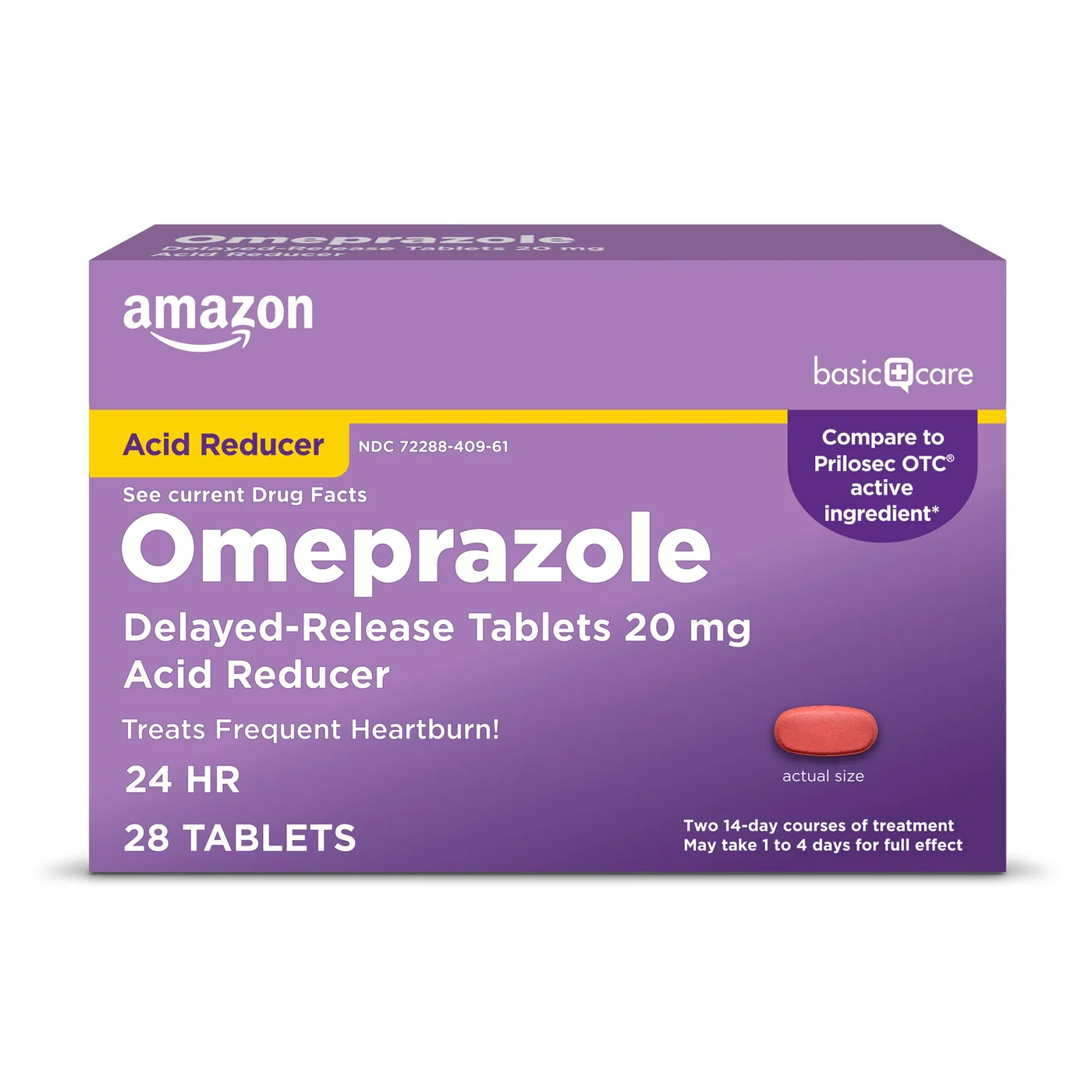 Care Omeprazole Delayed Release Tablets 20 mg (28 Count) Premium Digestive Health Support r0m1f