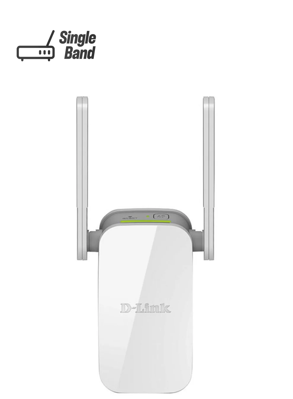 D-Link AC750 Plus Wi-Fi Range Extender Dual-Band Wireless Signal Booster (White, 1 Unit) by7fz