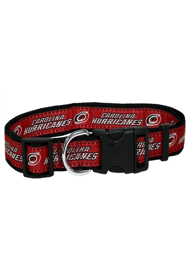 Pets First NHL Carolina Hurricanes Pet Collar for Dogs and Cats (Adjustable, Large) hl4u0