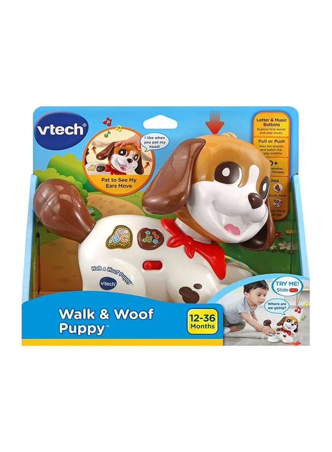 Interactive Walking Puppy Toy With Lights And Music For Infants (Multicolor, 25 cm) w172b