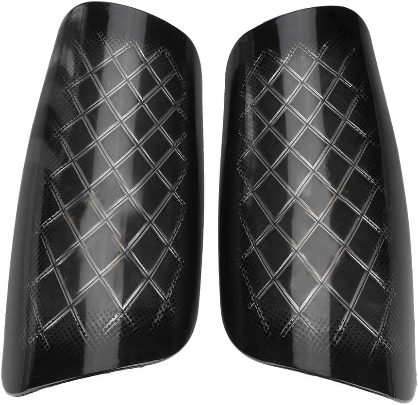 Woobles Soccer Shin Guards Impact-Resistant Leg Protection for Adult Athletes (Black, 1 Pair) pgemc