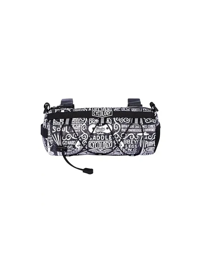 CyCology Wisdom Handlebar Bag Premium Waterproof Cycling Storage Accessory (Black, 2L) wkeyw