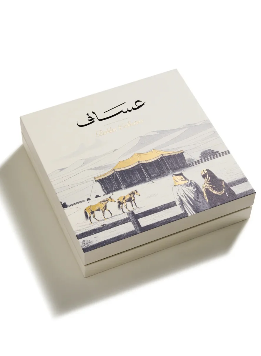 ASSAF Bakhur Collection Premium Home Fragrance Incense Set (Traditional Arabian Scent) 3hywb